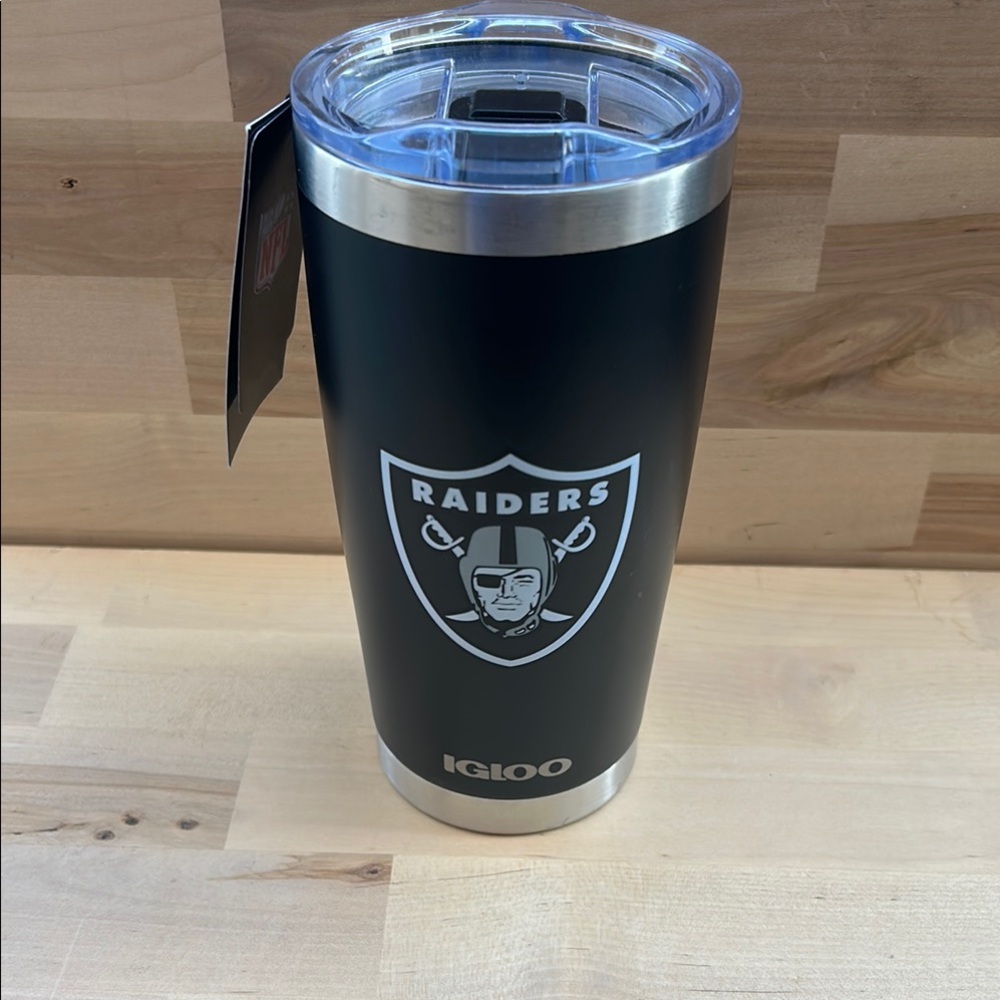 Igloo NFL Las Vegas Raiders 20oz Stainless Steel Vacuum Insulated Tumbler Black